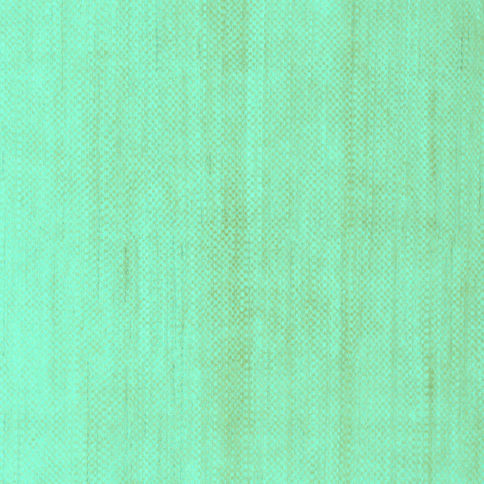 Square Solid Turquoise Modern Rug, abs1341turq