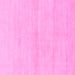 Square Machine Washable Solid Pink Modern Rug, wshabs1341pnk