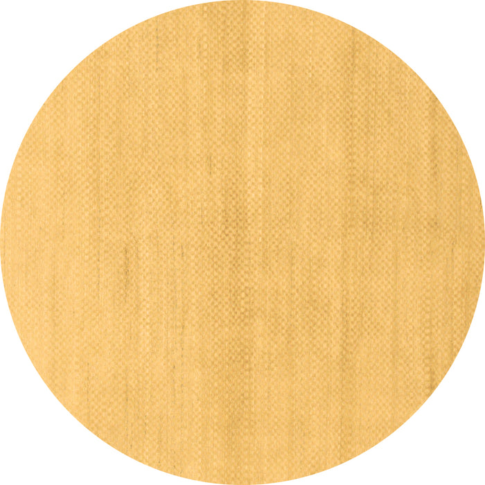 Round Solid Brown Modern Rug, abs1341brn