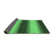 Sideview of Abstract Emerald Green Modern Rug, abs1342emgrn