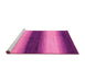 Sideview of Machine Washable Abstract Pink Modern Rug, wshabs1342pnk