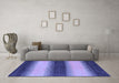 Machine Washable Abstract Blue Modern Rug in a Living Room, wshabs1342blu