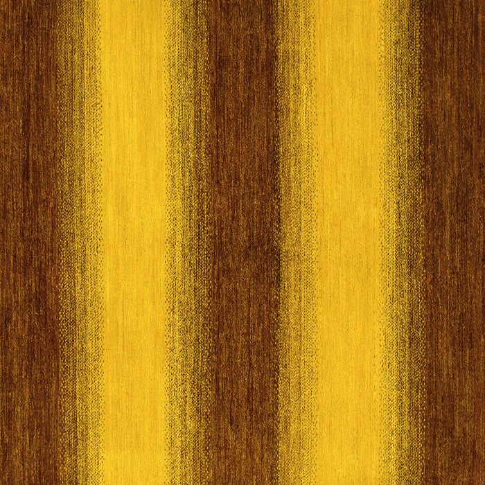 Square Abstract Yellow Modern Rug, abs1342yw