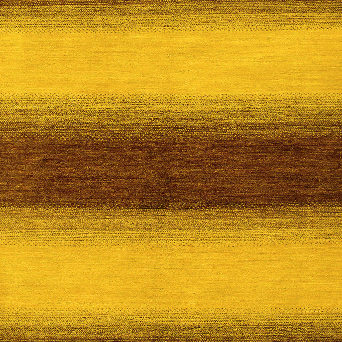 Machine Washable Abstract Yellow Modern Rug, wshabs1342yw
