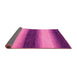 Sideview of Abstract Pink Modern Rug, abs1342pnk