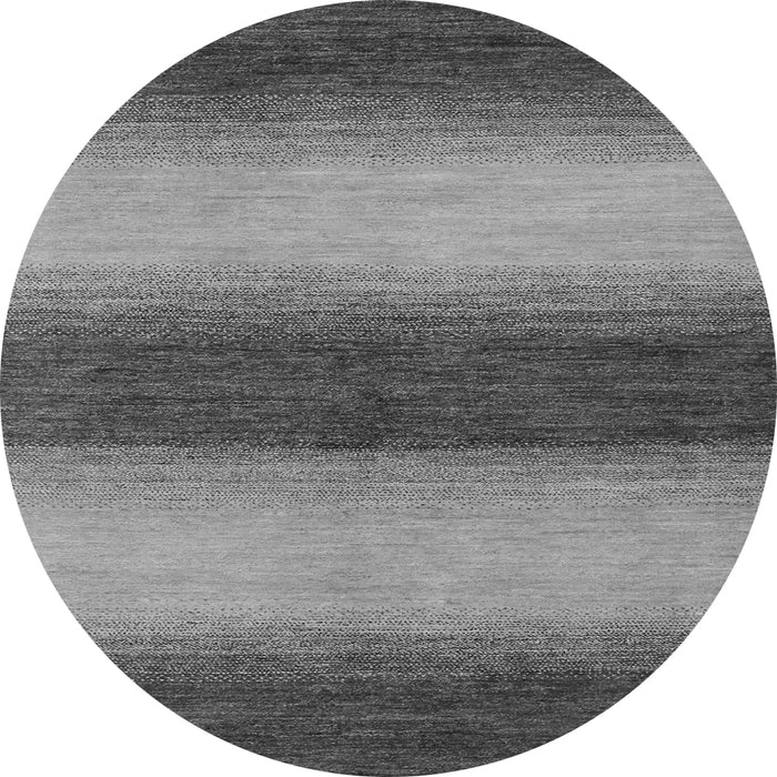 Round Abstract Gray Modern Rug, abs1342gry