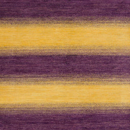 Square Machine Washable Abstract Yellow Rug, wshabs1342