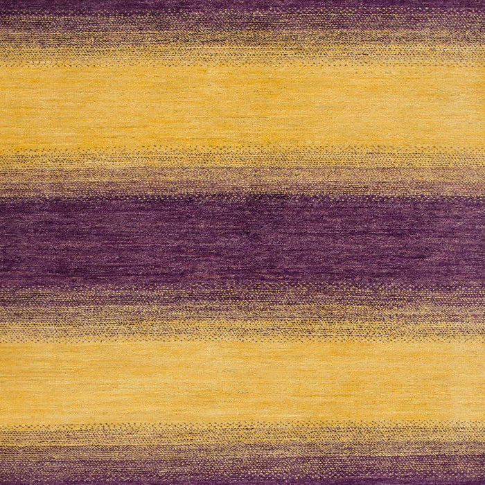 Machine Washable Abstract Yellow Rug, wshabs1342