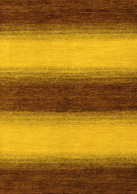 Abstract Yellow Modern Rug, abs1342yw