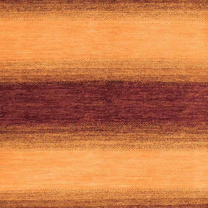 Machine Washable Abstract Orange Modern Area Rugs, wshabs1342org