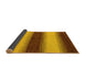 Sideview of Abstract Yellow Modern Rug, abs1342yw