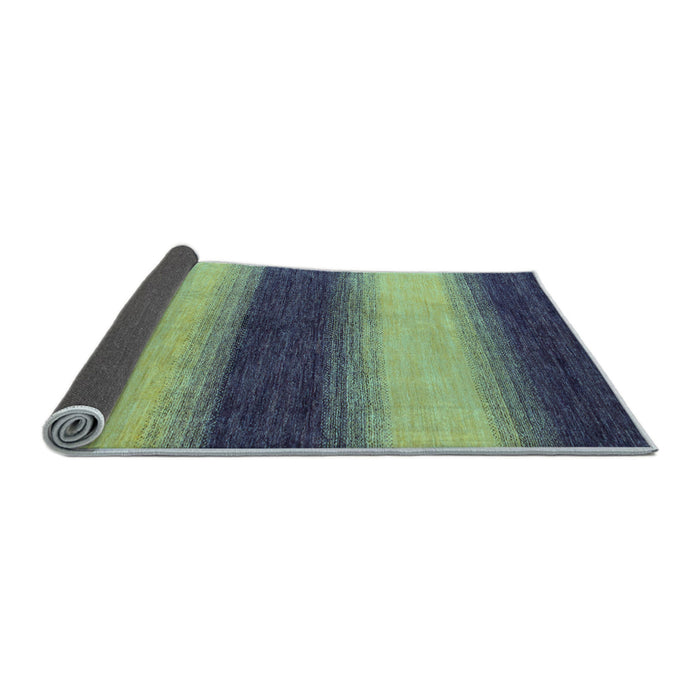 Sideview of Abstract Light Blue Modern Rug, abs1342lblu