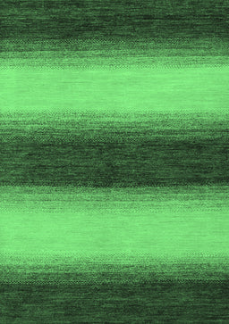 Abstract Emerald Green Modern Rug, abs1342emgrn