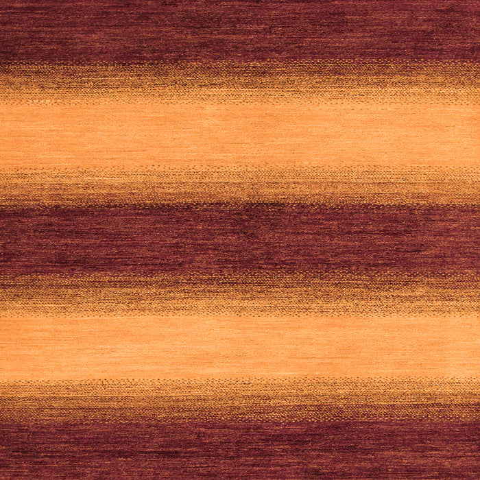 Square Abstract Orange Modern Rug, abs1342org