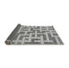 Sideview of Solid Gray Modern Rug, abs1343gry