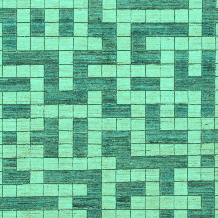 Solid Turquoise Modern Rug, abs1343turq