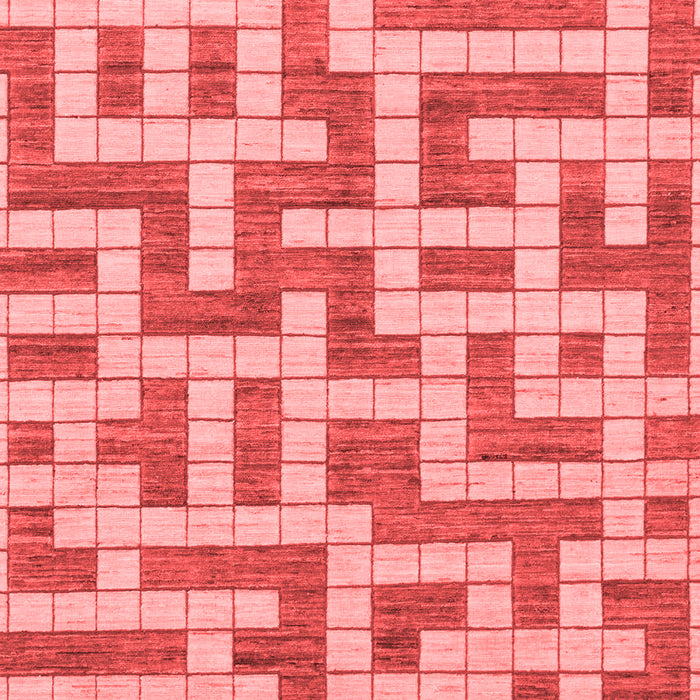 Solid Red Modern Area Rugs