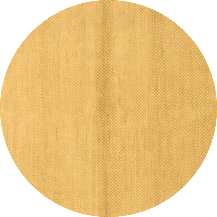 Round Solid Brown Modern Rug, abs1344brn