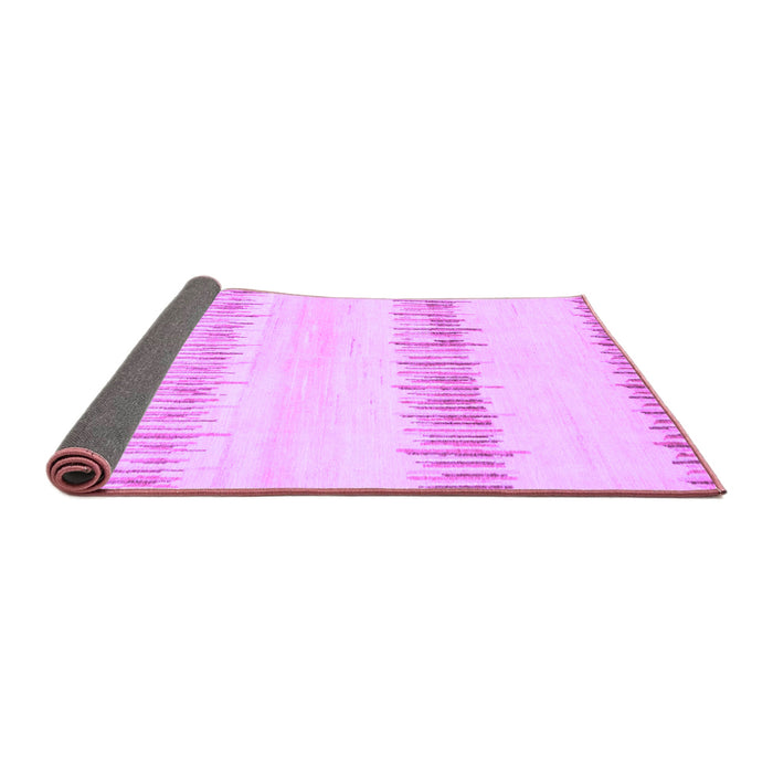 Sideview of Solid Purple Modern Rug, abs1345pur