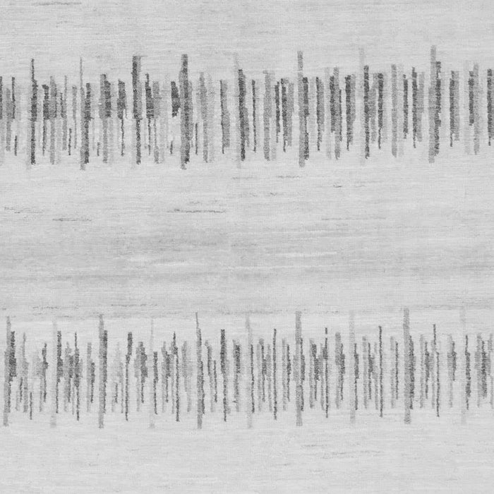 Machine Washable Solid Gray Modern Rug, wshabs1345gry