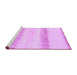 Sideview of Machine Washable Solid Purple Modern Area Rugs, wshabs1345pur