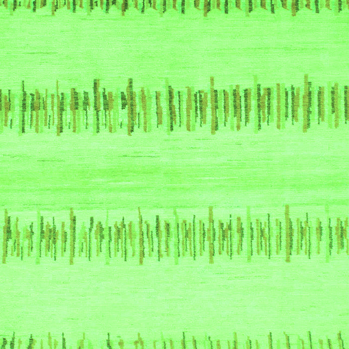 Square Machine Washable Solid Green Modern Area Rugs, wshabs1345grn