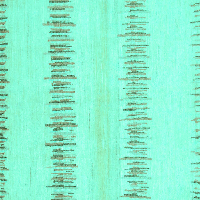 Square Solid Turquoise Modern Rug, abs1345turq