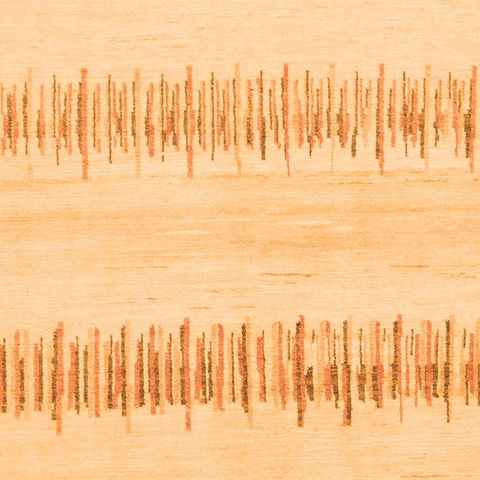 Solid Orange Modern Rug, abs1345org