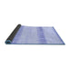 Sideview of Solid Blue Modern Rug, abs1345blu