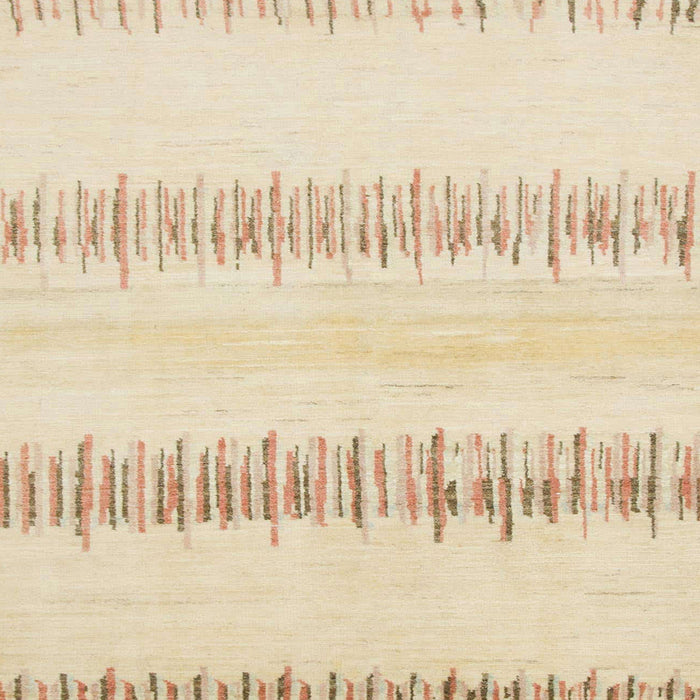 Square Machine Washable Abstract Yellow Rug, wshabs1345