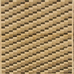 Square Machine Washable Abstract Orange Rug, wshabs1346