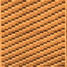 Square Checkered Orange Modern Rug, abs1346org