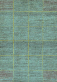 Abstract Light Blue Modern Rug, abs1347lblu