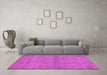 Machine Washable Abstract Purple Modern Area Rugs in a Living Room, wshabs1347pur