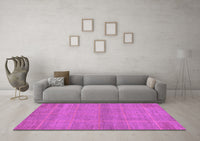 Machine Washable Abstract Purple Modern Rug, wshabs1347pur