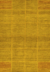 Abstract Yellow Modern Rug, abs1347yw