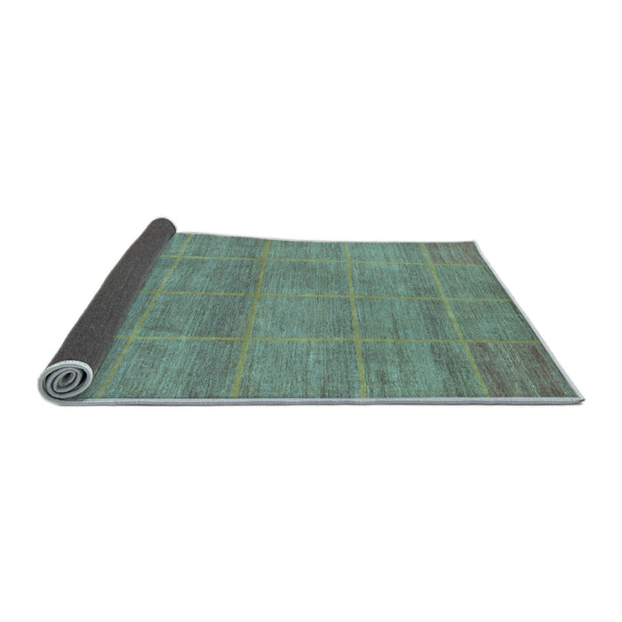 Sideview of Abstract Light Blue Modern Rug, abs1347lblu