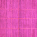 Square Machine Washable Abstract Pink Modern Rug, wshabs1347pnk