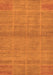 Machine Washable Abstract Orange Modern Area Rugs, wshabs1347org