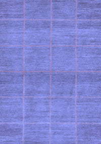 Abstract Blue Modern Rug, abs1347blu