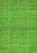 Machine Washable Abstract Green Modern Area Rugs, wshabs1347grn