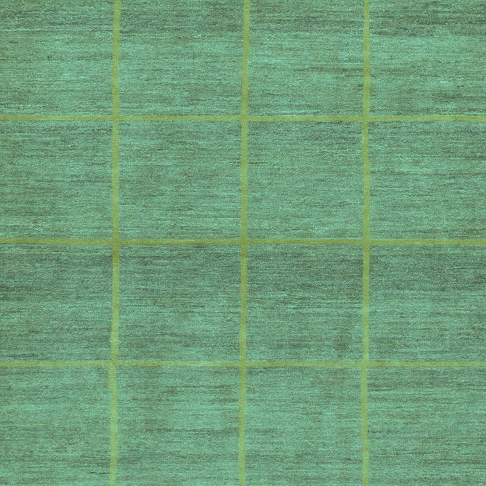 Machine Washable Abstract Turquoise Modern Area Rugs, wshabs1347turq