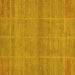 Square Abstract Yellow Modern Rug, abs1347yw