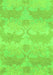 Machine Washable Abstract Green Modern Area Rugs, wshabs1348grn