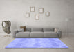 Machine Washable Abstract Blue Modern Rug in a Living Room, wshabs1348blu