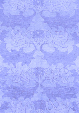 Abstract Blue Modern Rug, abs1348blu