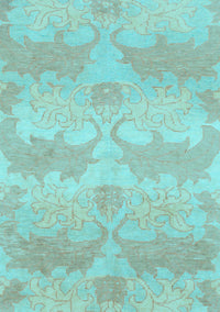 Abstract Light Blue Modern Rug, abs1348lblu