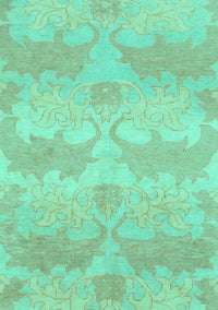 Abstract Turquoise Modern Rug, abs1348turq