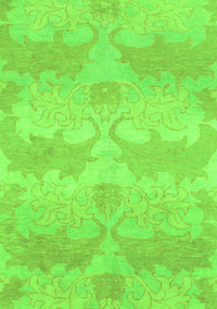 Abstract Green Modern Rug, abs1348grn