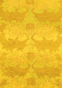 Abstract Yellow Modern Rug, abs1348yw